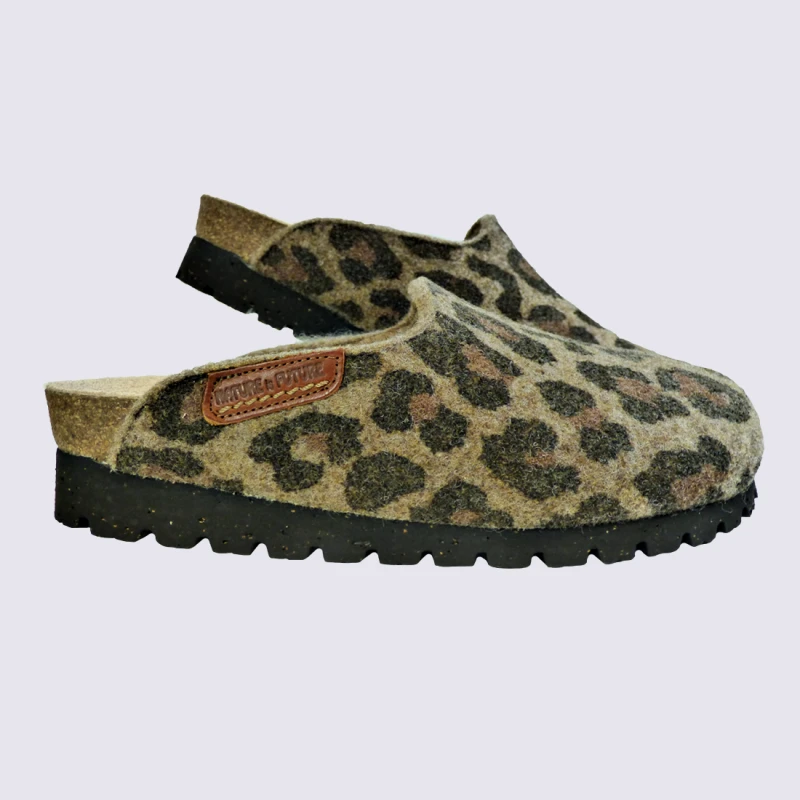 Mules Mobils, Mules Pour Femme Brun Jaguar – Image 2