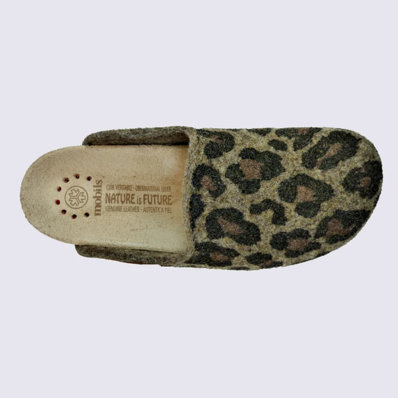 Mules Mobils, Mules Pour Femme Brun Jaguar – Image 3