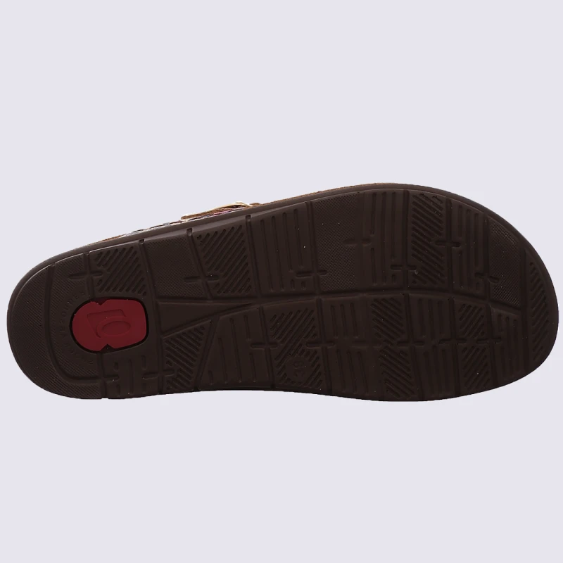 Mules Rohde, Mules Entre-doigts Femme En Cuir Imprimé Floral Gold – Image 4