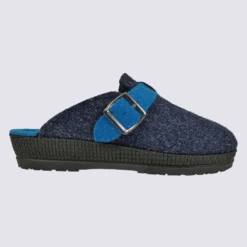 Mules Rohde, Mules Femme En Laine Navy