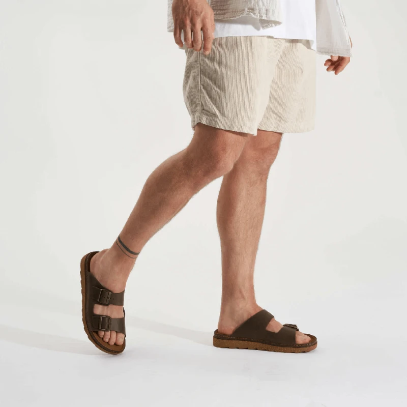 Mules Rohde, Sandales Homme En Cuir Marron Moka – Image 5