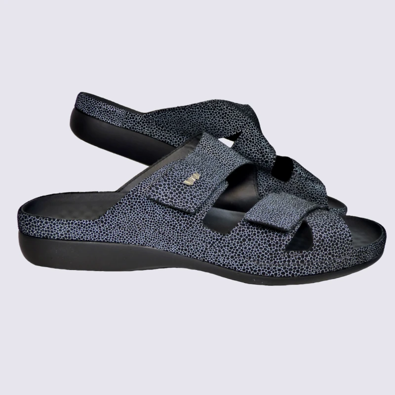 Mules Vital, Mules Confortables Femme En Cuir Noir – Image 2