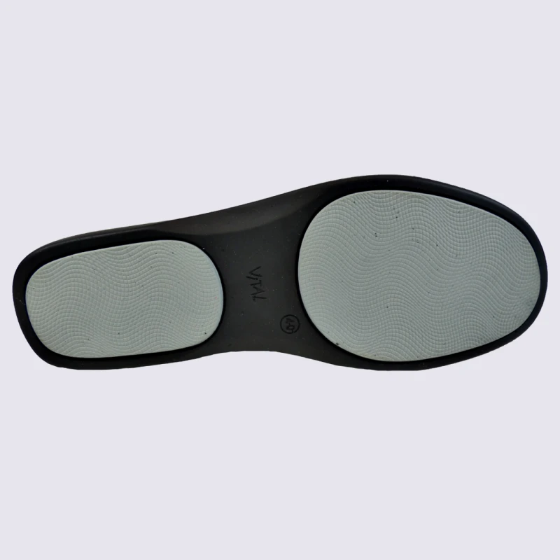 Mules Vital, Mules Confortables Femme En Cuir Noir – Image 4