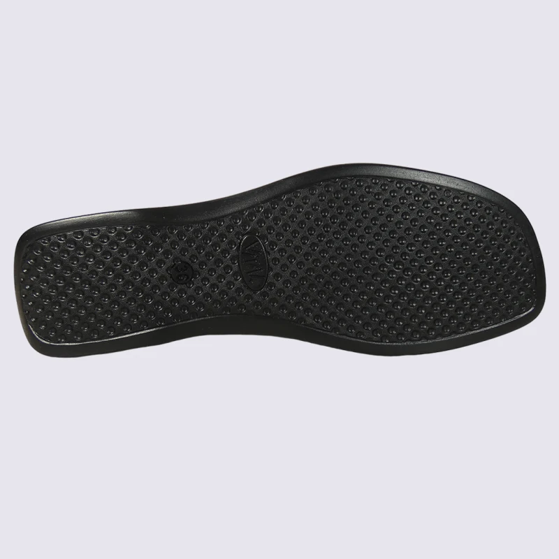 Mules Vital, Mules Ouvertes Compensées Camouflage Femme En Cuir Creme – Image 4