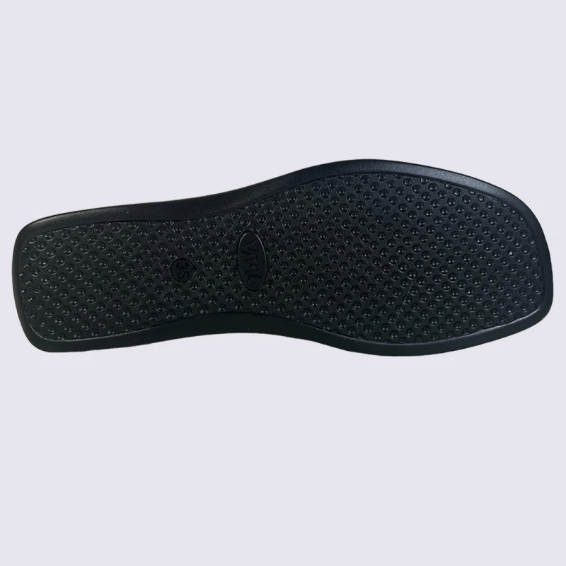 Mules Vital, Mules Ouvertes Compensées Motif Bulles Femme En Cuir Blanc – Image 4