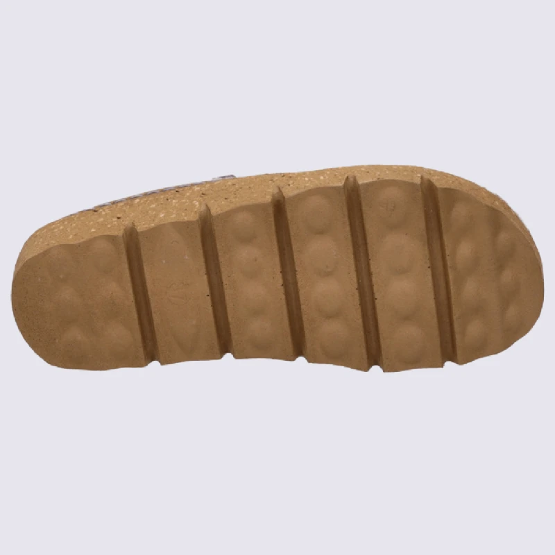 Mules Westland By Josef Seibel, Mules Chaudes à Motif Cœurs En Feutre De Laine Beige – Image 5