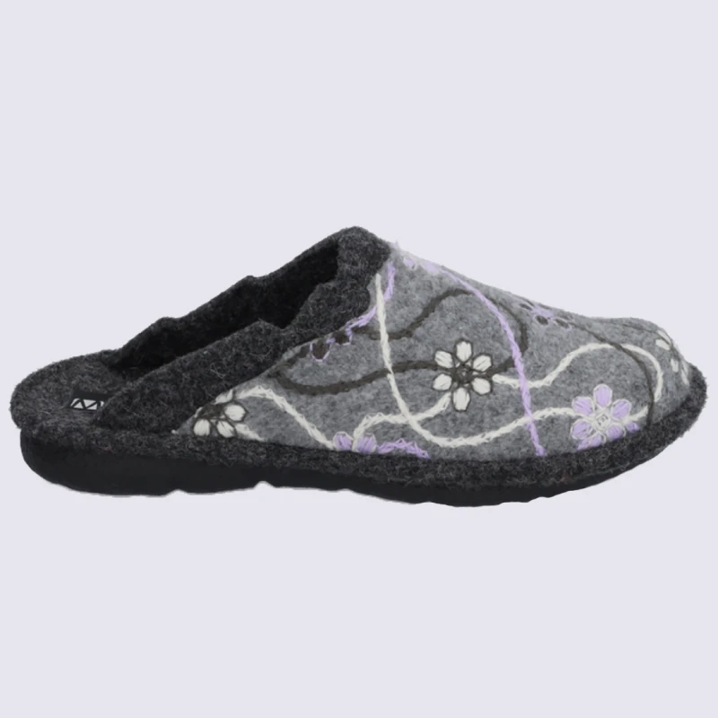 Mules Westland By Josef Seibel, Mules Confortables Femme En Laine Gris