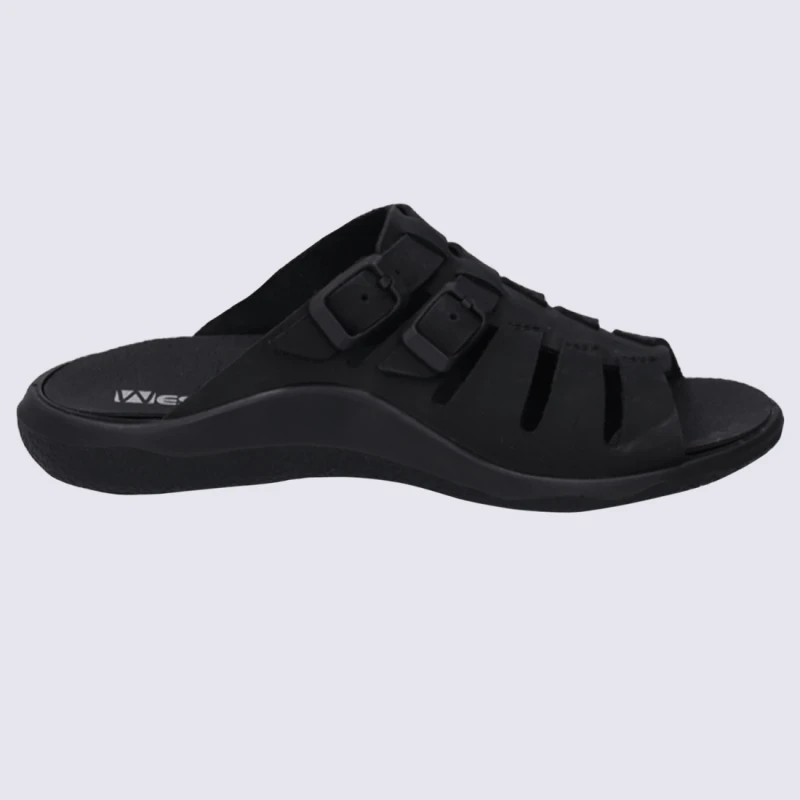 Mules Westland By Josef Seibel, Mules Ouvertes Légères Femme En Cuir Noir