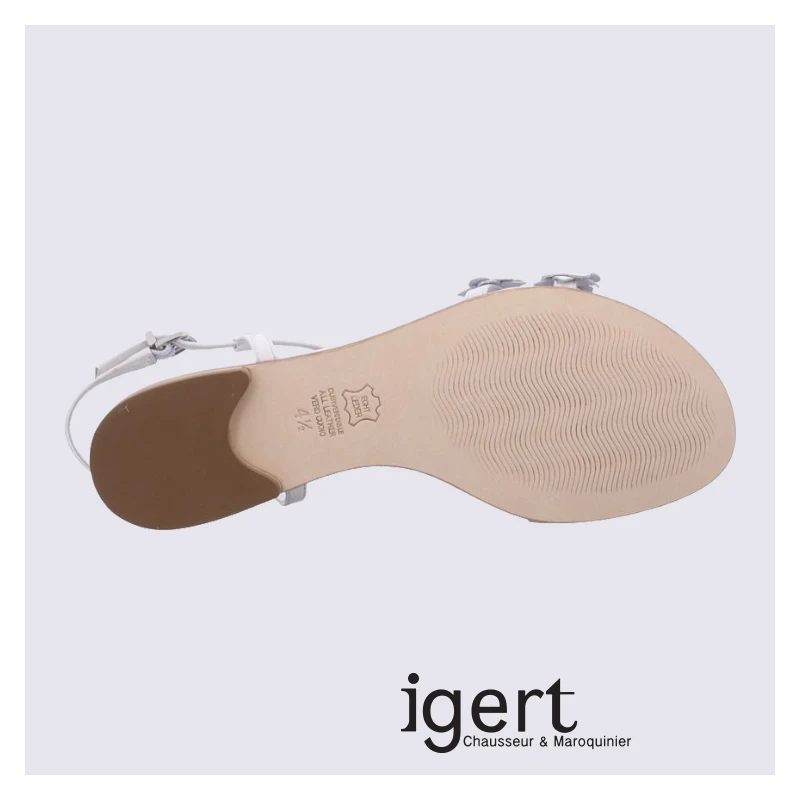 Nu-pied K&S En Cuir Blanc Tendance – Image 4