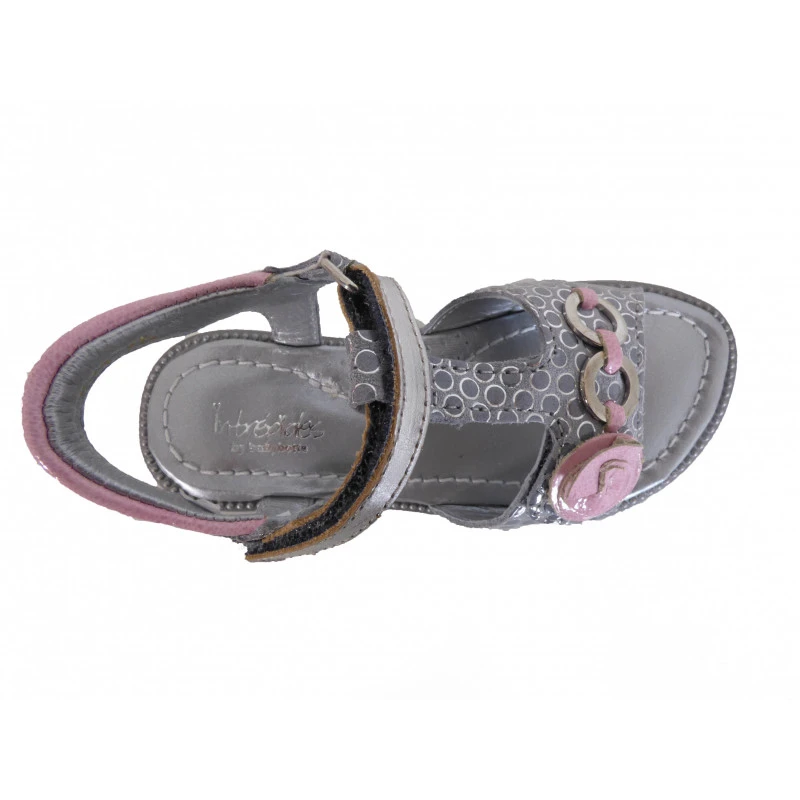 Nu-pieds Babybotte En Cuir Pour Fille à Pois – Image 3