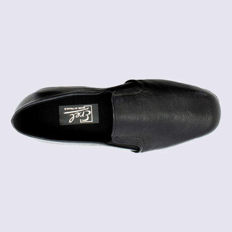 Pantoufles Pour Homme Erel Gilberto En Cuir Noir – Image 5