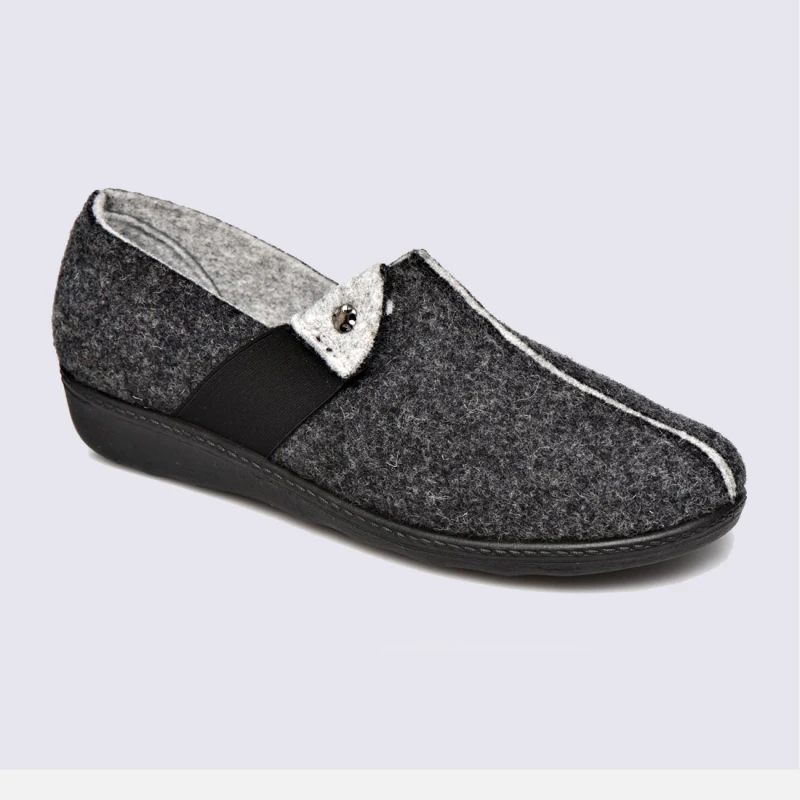 Pantoufles Westland By Josef Seibel, Pantoufles Femme Anthracite – Image 2