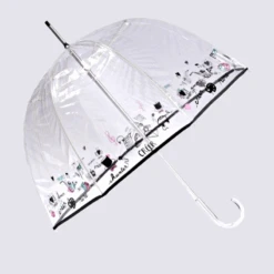 Parapluie Cloche Isotoner, Parapluie Cloche Transparent Femme Pvc/artiste
