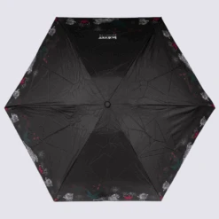 Parapluie Isotoner, Parapluie Automatique Motif Frise Panthère Noir