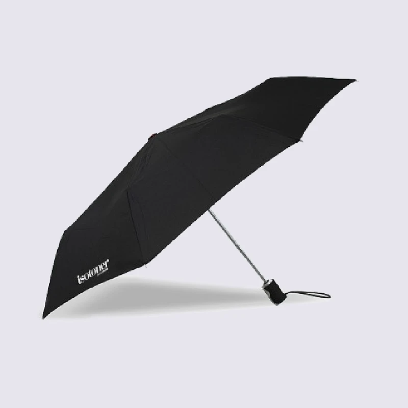 Parapluie Noir Homme Isotoner X-tra Solide Automatique Et Déperlant – Image 2