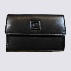 Porte Feuille Clara Campbell, Porte Feuille élégant Femme En Cuir Noir