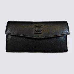 Porte Feuille Clara Campbell, Porte Feuille Femme En Cuir Noir
