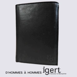 Porte Feuille D'Hommes à Hommes, Porte Feuille Homme Cuir Noir