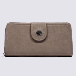 Porte Feuille Georges Rech, Porte Feuille Tendance Femme Taupe
