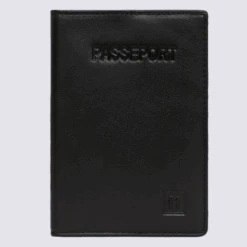 Porte-passeport Hexagona, étui à Passeport Unisexe En Cuir Noir