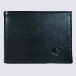 Portefeuille Frandi, Petit Portefeuille De Haute Qualité Homme En Cuir Chic Noir