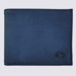 Portefeuille Frandi, Petit Portefeuille Homme En Cuir Marine