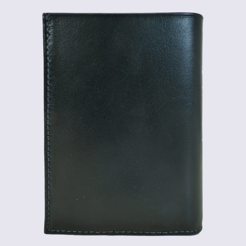 Portefeuille Frandi, Portefeuille Made In France Homme En Cuir Chic Noir – Image 2
