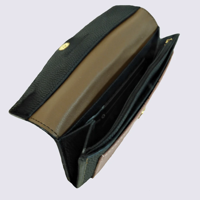 Portefeuille Lulu Castagnette, Portefeuille Tendance Femme Noir – Image 4