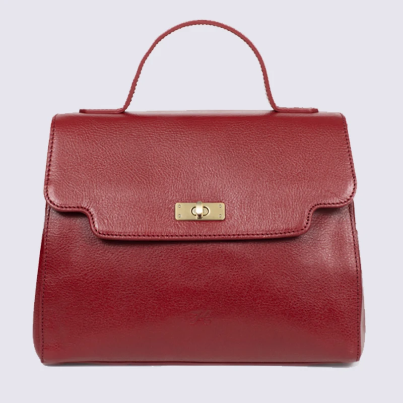 Sac à Main Hexagona, Sac à Main Femme Carmin