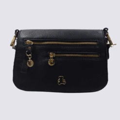 Sac Ă Main Lulu Castagnette, Sac Ă Main Chic Wildan En Cuir Noir