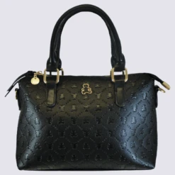 Sac à Main Lulu Castagnette, Sac à Main Imprimé Monogramme Femme Noir