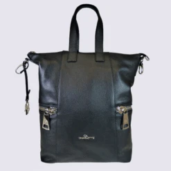 Sac Porté épaule Charlotte, Sac Porté épaule Femme En Cuir Noir