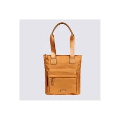 Sac Porté épaule Hexagona, Sac Porté épaule 2 Anses Femme Caramel