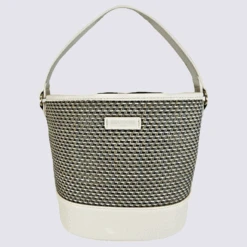 Sac Seau Hexagona, Sac Seau Cannage Tendance Femme Ivoire