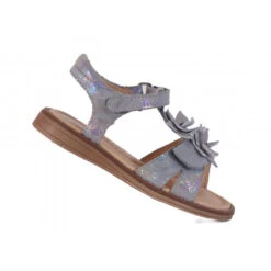 Sandale Babybotte En Cuir Ă Velcro Fille