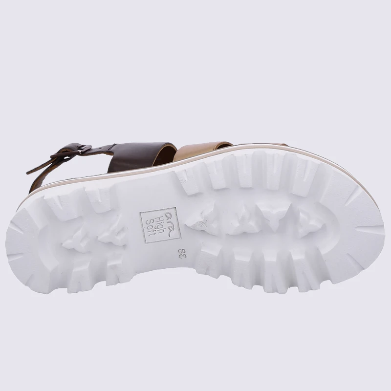 Sandales Ara, Sandales à Talons Femme En Cuir Pêche Whisky Marron – Image 4