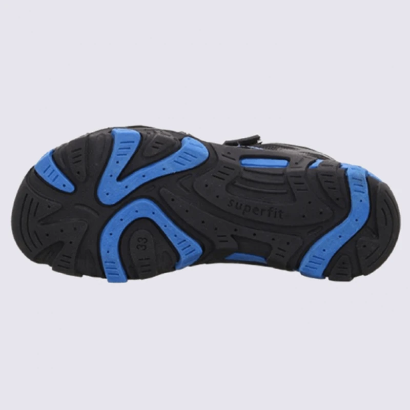 Sandales Bleu Et Noir à Scratch Superfit Pour Garçon – Image 4