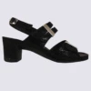 Sandales Vital, Sandales Tendances Femme En Cuir Noir