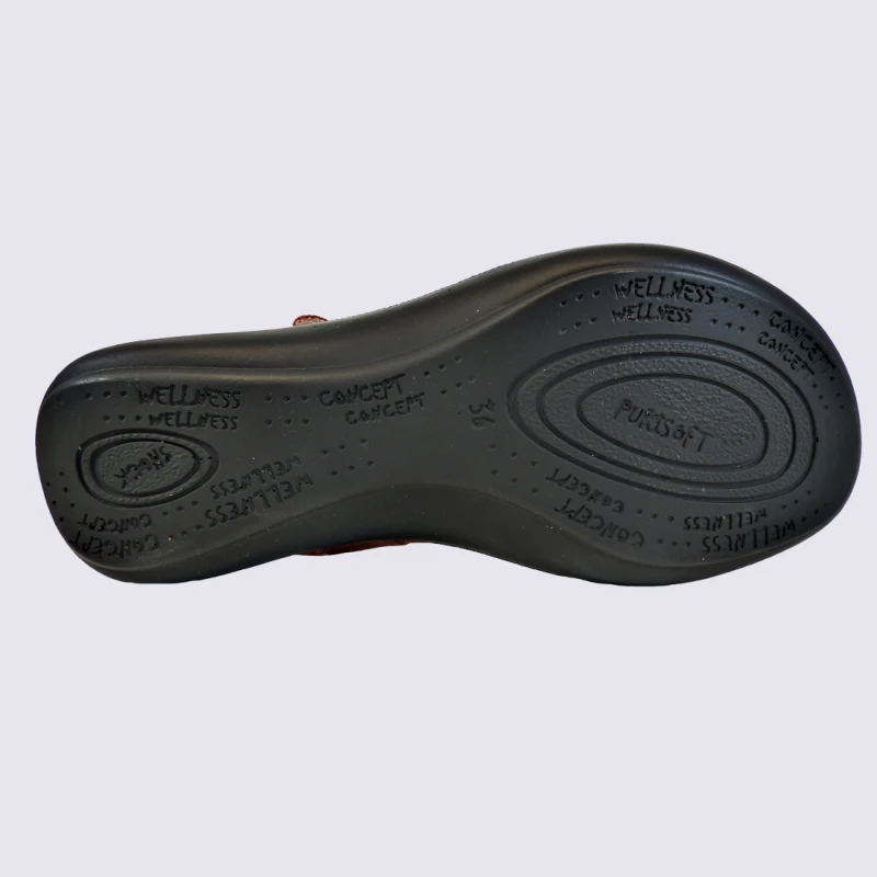 Sandales Westland By Josef Seibel, Sandales à Velcros Femme En Cuir Corail – Image 4