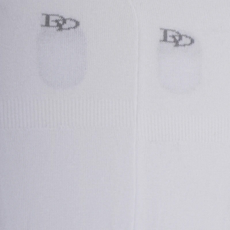 Socquettes Doré Doré, Socquettes Invisibles Homme En Coton égyptien Blanc – Image 2