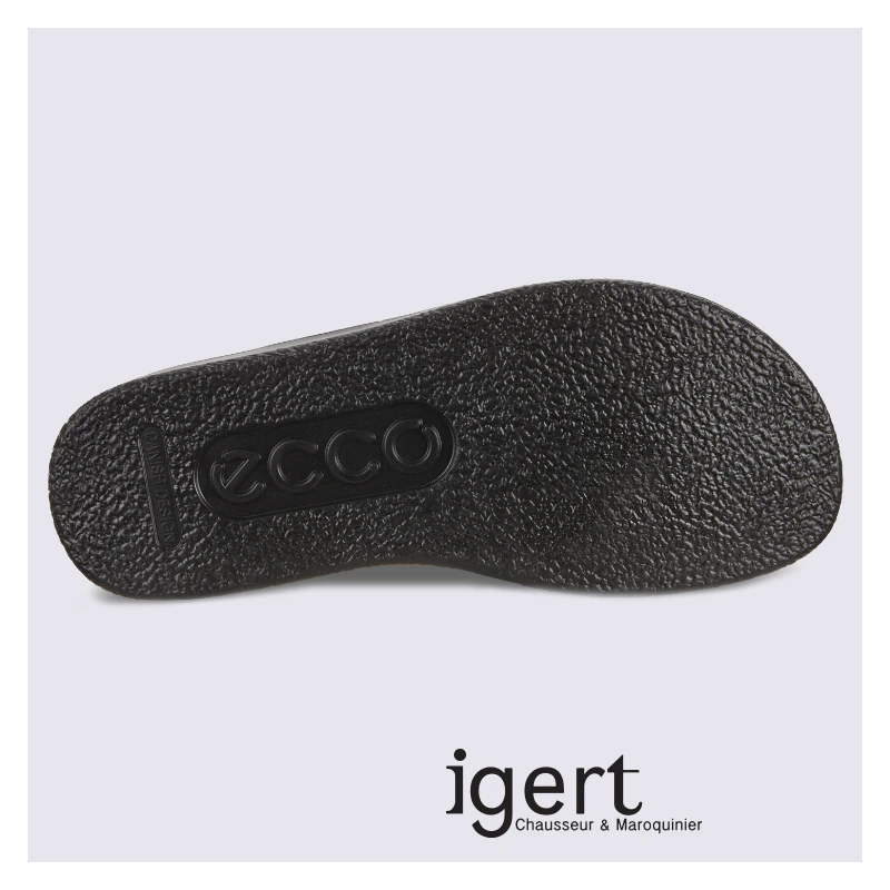 Tongs Ecco, Tongs Homme En Cuir Marron – Image 4