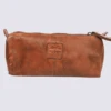 Trousse Bear, Trousse Tito Unisexe En Cuir Cognac